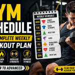 Gym Schedule: Complete Weekly Workout Plan for Beginners and Advanced Lifters
